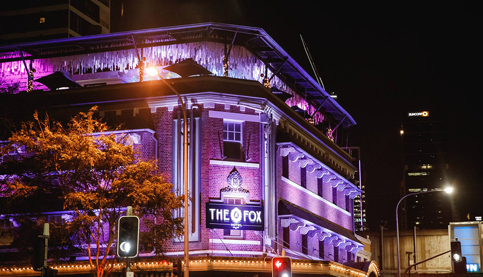 The Fox Hotel in South Brisbane